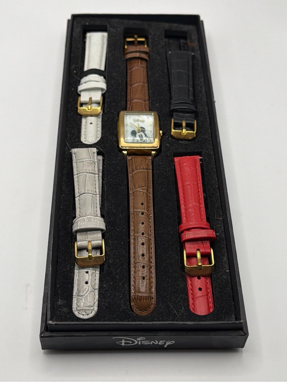 Mickey Mouse Watch 5 Leather Bands